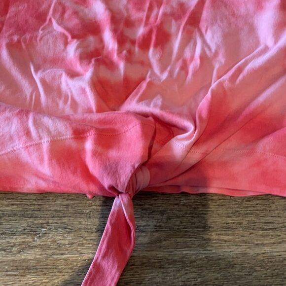 All Saints coni tie dye t-shirt red nwot - Picture 5 of 9